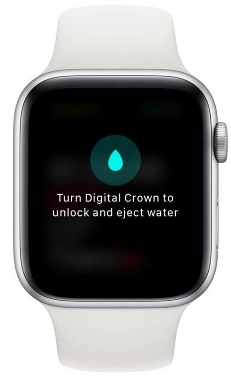 turn digital crown to unlock water|How to Unlock Apple Watch in Sleep or Water Lock .